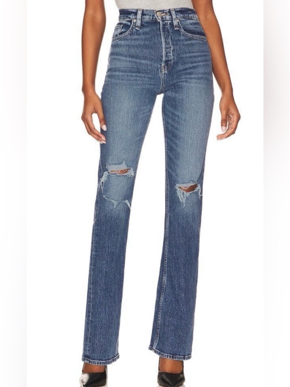 Hudson Jeans Faye Ultra High Rise Bootcut Jean in Canyon, Size 26